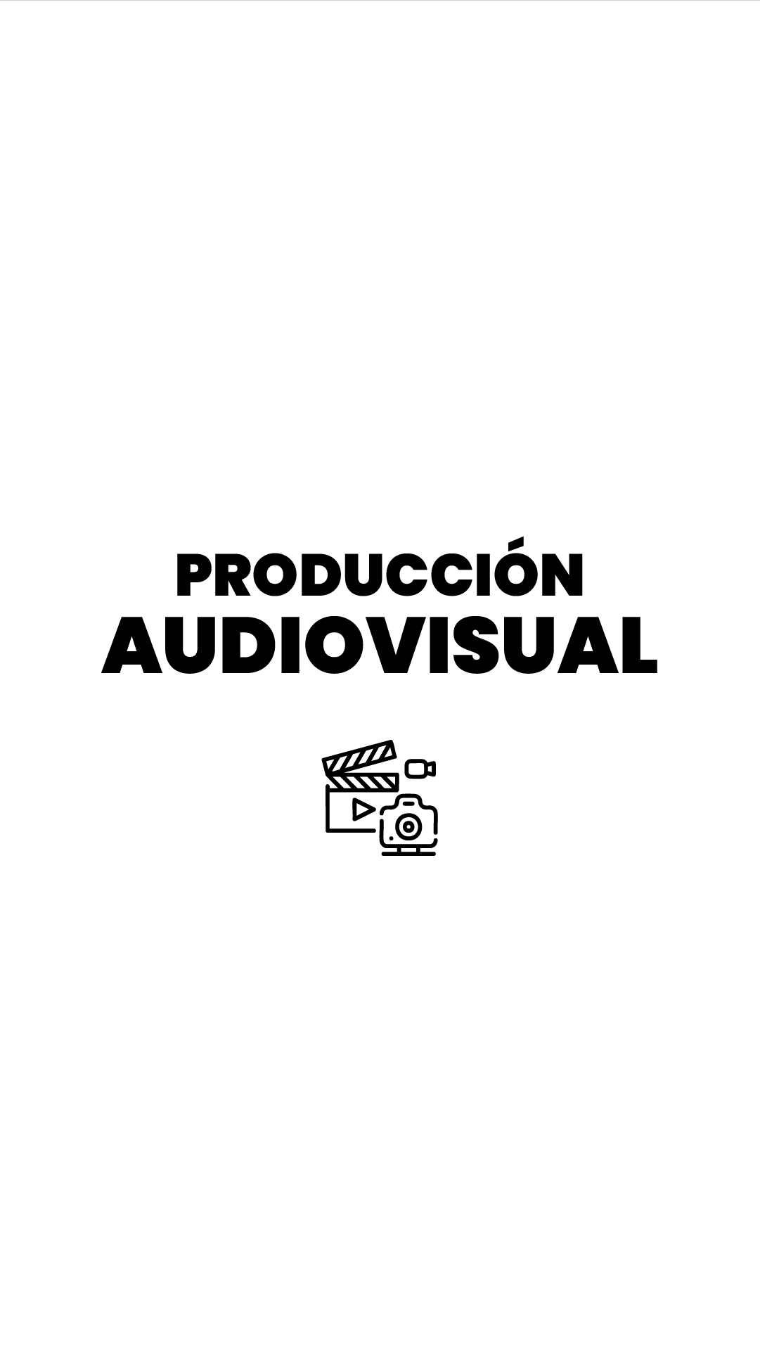 producción audiovisual